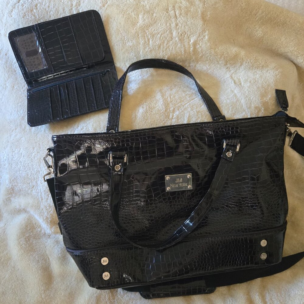 Black JM New York Tote